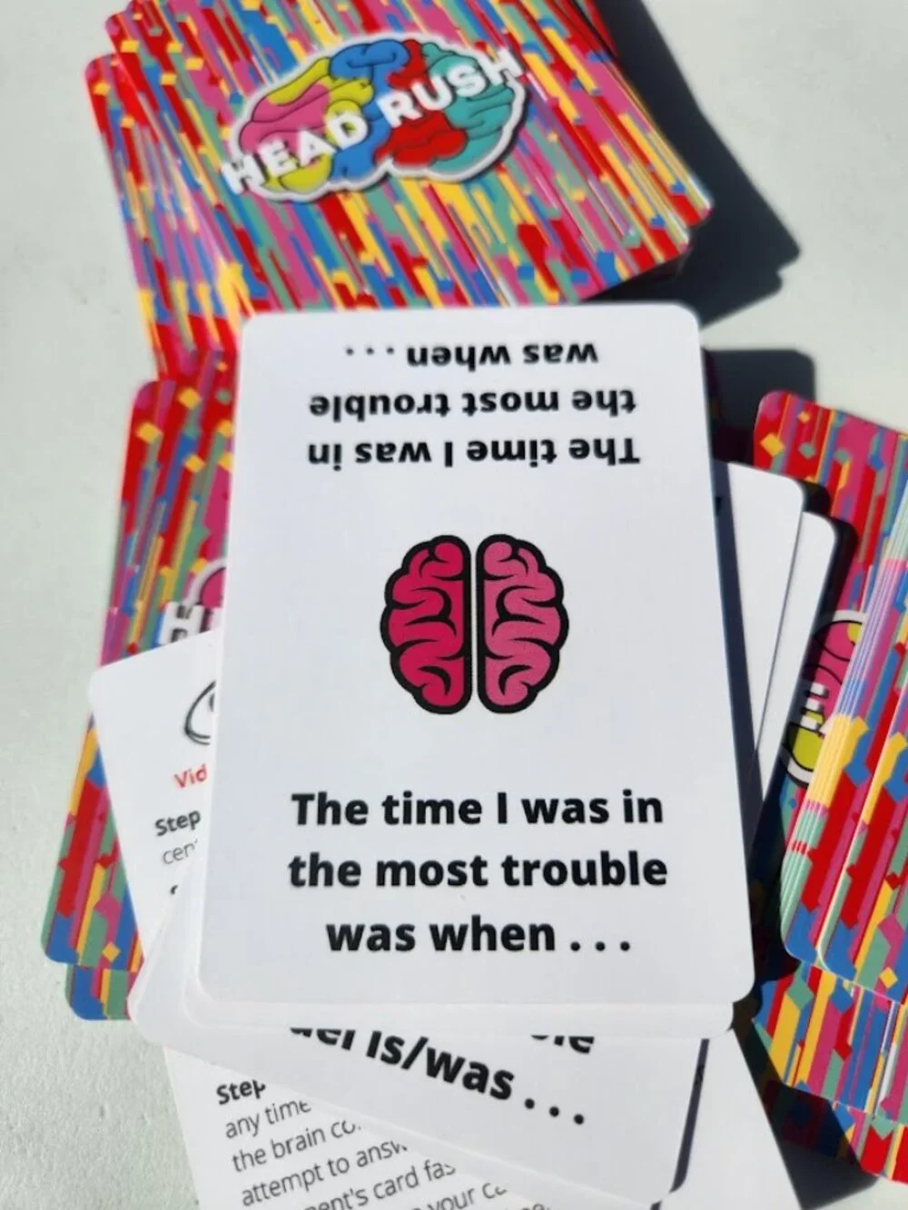 Head Rush Social Skills Games and Therapy Card Game Mindfulness Communication Se